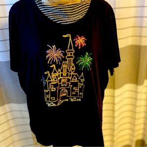Disney WDW Castle & Fireworks Tee